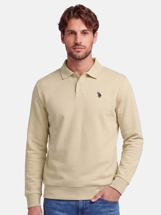 U.S. POLO ASSN. USEthaan men’s long sleeve sweat polo – button placket & embroidered logo - Image 5