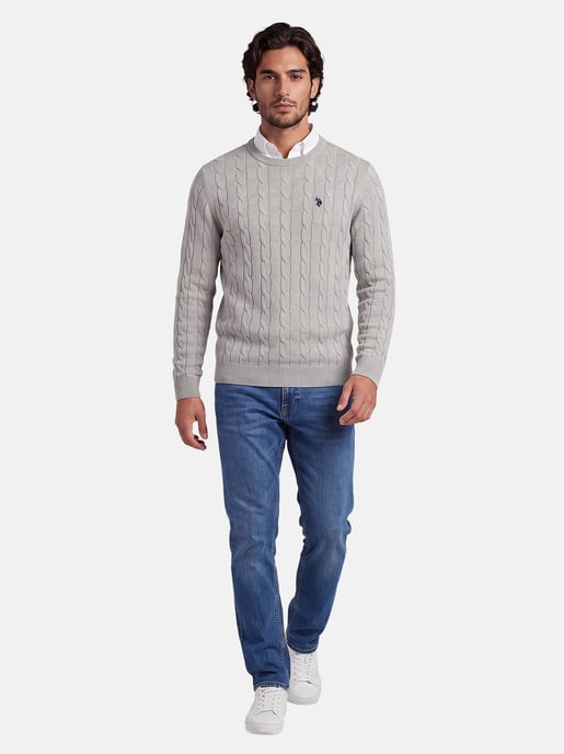 U.S. POLO ASSN. heren kabeltrui – 100% katoen - Image 4