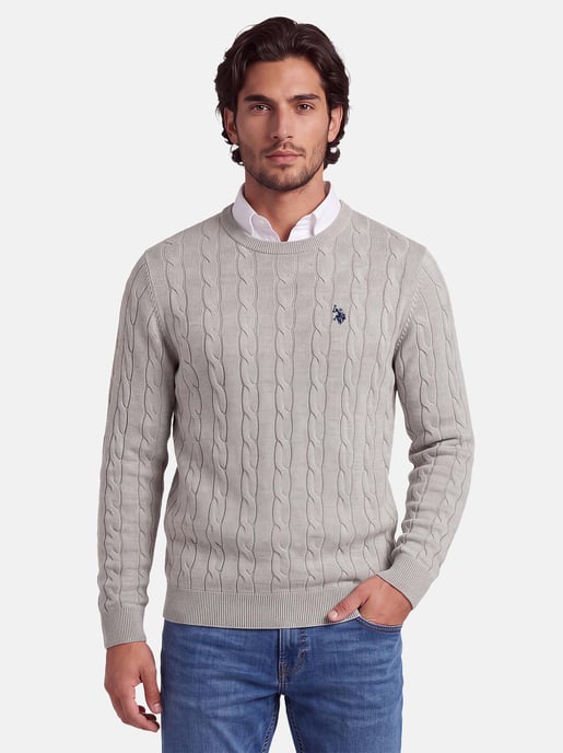 U.S. POLO ASSN. heren kabeltrui – 100% katoen - Image 5