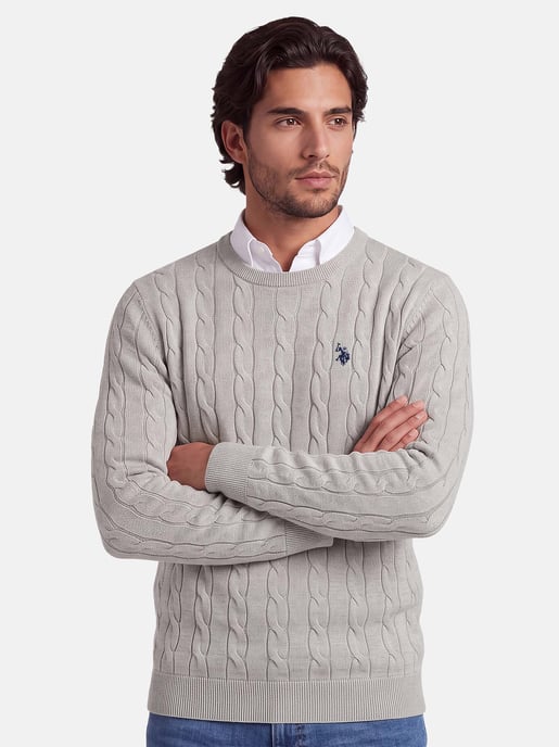 U.S. POLO ASSN. heren kabeltrui – 100% katoen - Image 6