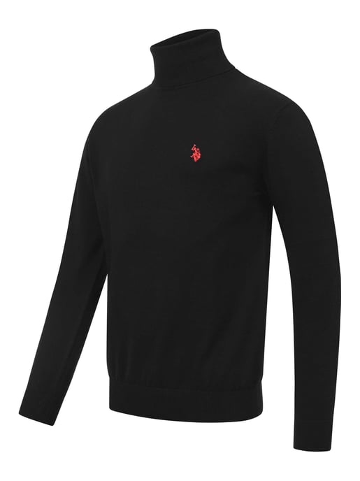 U.S. POLO ASSN. men’s turtleneck jumper – 100% cotton with embroidered logo - Image 2