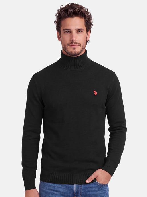 U.S. POLO ASSN. men’s turtleneck jumper – 100% cotton with embroidered logo - Image 5