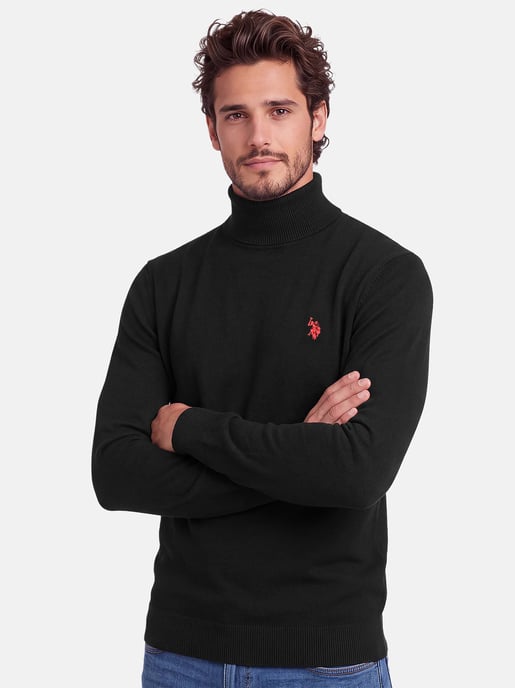 U.S. POLO ASSN. men’s turtleneck jumper – 100% cotton with embroidered logo - Image 6