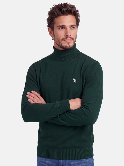 U.S. POLO ASSN. men’s turtleneck jumper – 100% cotton with embroidered logo - Image 6