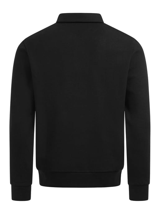 U.S. POLO ASSN. USEthaan heren sweatpolo met lange mouwen – knoopsluiting & geborduurd logo - Image 3