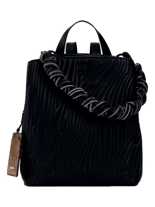 Desigual Zwart Polyurethaan Dames Mini Rugzak - Image 1