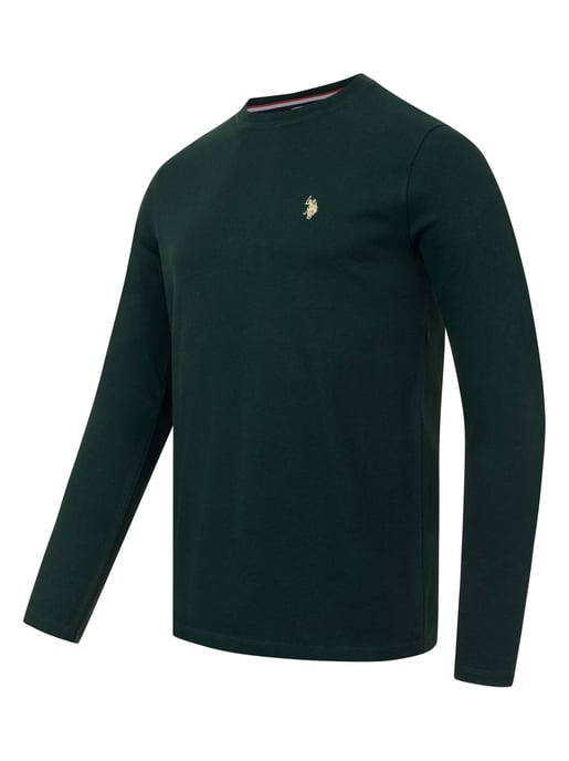 U.S. POLO ASSN. Luucas men’s long sleeve shirt – 100% cotton with embroidered logo - Image 2