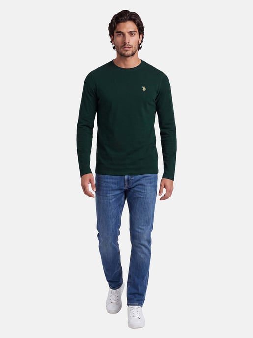 U.S. POLO ASSN. Luucas men’s long sleeve shirt – 100% cotton with embroidered logo - Image 4