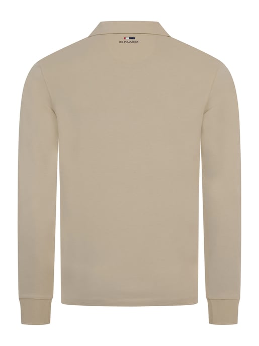 U.S. POLO ASSN. men’s long sleeve polo shirt – 100% cotton with embroidered logo - Image 3