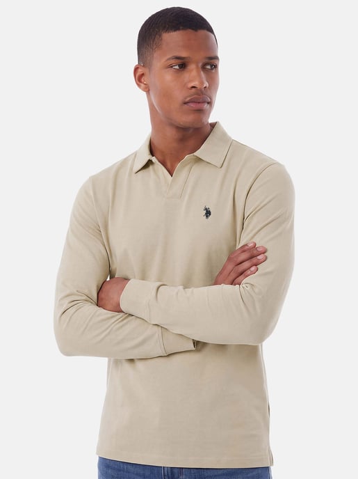 U.S. POLO ASSN. men’s long sleeve polo shirt – 100% cotton with embroidered logo - Image 6
