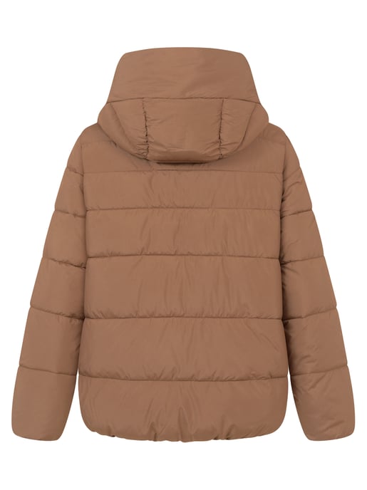 U.S. POLO ASSN. women’s quilted winter jacket – lined hood & high collar - Image 3