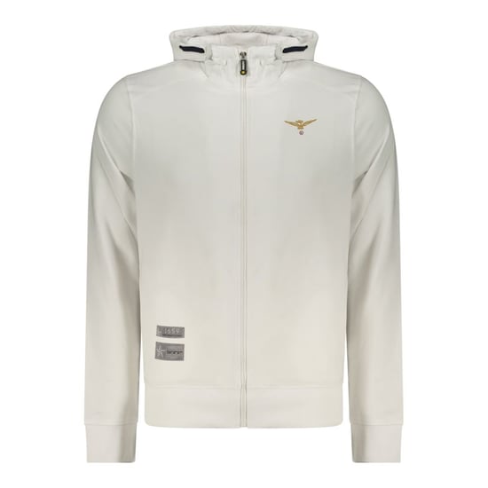 Accademia Militare White Cotton Men's Hoodie - Image 1
