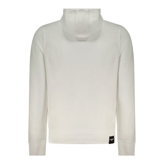 Accademia Militare White Cotton Men's Hoodie - Image 2