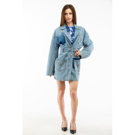 Moschino Multicolor Cotton Denim Jacket - Image 1