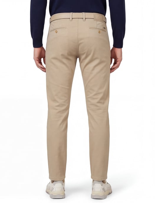 Alberto broek rob katoen slim fit chino beige - Image 2