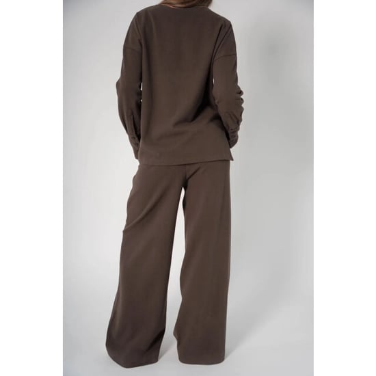 Corel Amsterdam ella pants wide milano brush flannel 1009-3353 20 brown - Image 4