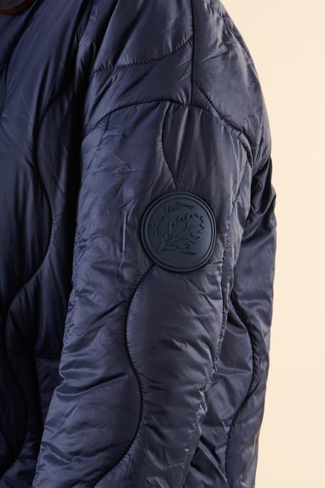Navy Water Resistant Onion Quilted Jacket - Image 3