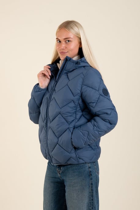 Blue Lightweight Water Resistant Quilted Jacket - Image 1