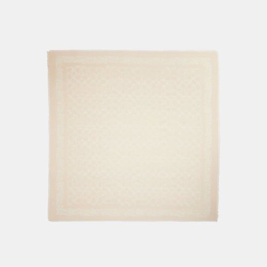 Signature Rose Meadow Print Oversized Square Scarf - Image 1