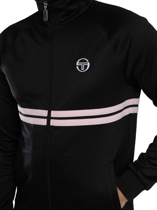 SERGIO TACCHINI DALLAS TRACK TOP BLACK/LIGHT LILAC - Image 4