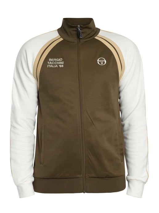 SERGIO TACCHINI GHIBLI DAVIS TRACK TOP DARK OLIVE/GARDENIA/MOJAVE DES - Image 6