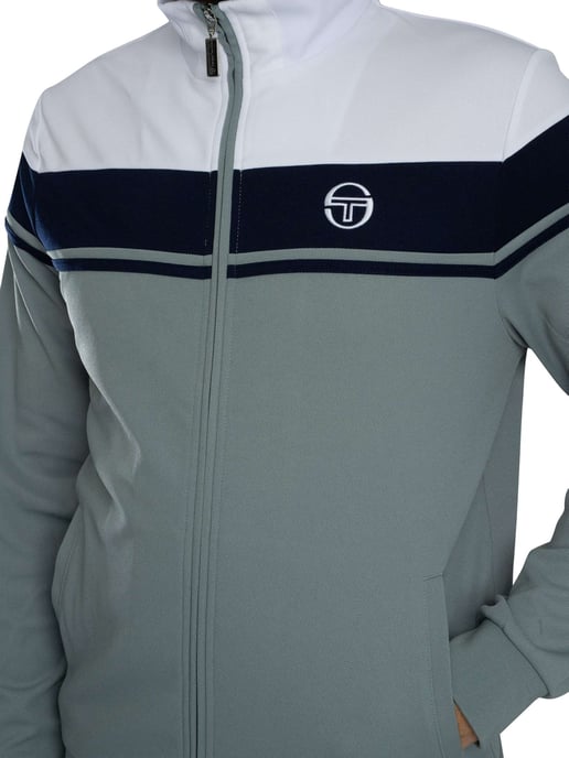 SERGIO TACCHINI DAMARINDO TRACK TOP WHITE/MARITIME BLUE/LEAD - Image 4