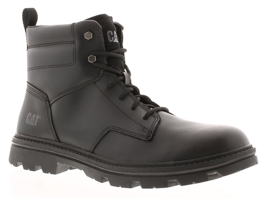 Caterpillar Heren Smart Boots Practitioner mid Leren Veterschoenen zwart - Image 1