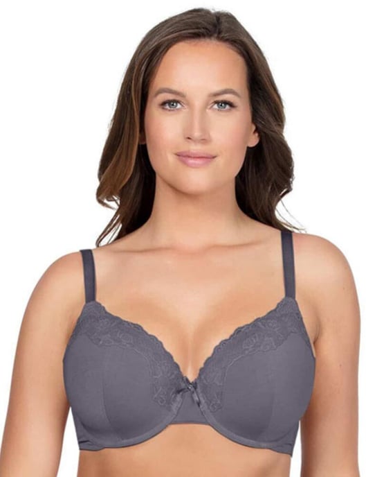 Parfait Tess T Shirt Bra - Charcoal - Image 1