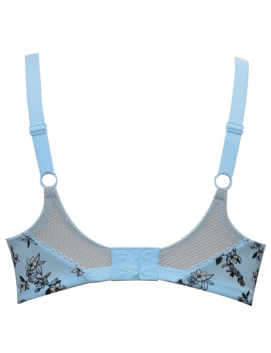 Parfait Ivy Plunge Bra - Dream Blue/Floral Print - Image 5