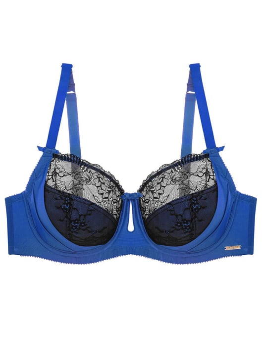 Parfait Mariela Balcony Bra - Blue/Black - Image 4