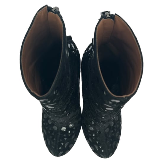 Alaïa Vienne Boots in Black Suede - Image 4