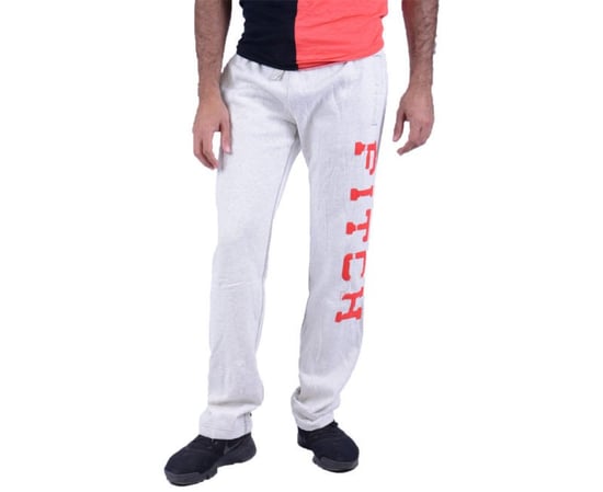 Abercrombie & Fitch Mens Fleece Jogging Bottom Regular Fit A&F Grey Sweatpants - Image 3