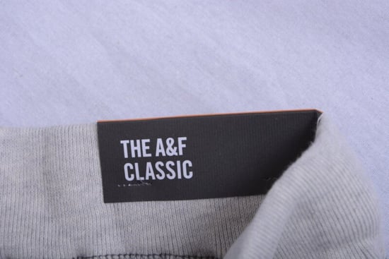 Abercrombie & Fitch Mens Fleece Jogging Bottom Regular Fit A&F Grey Sweatpants - Image 6