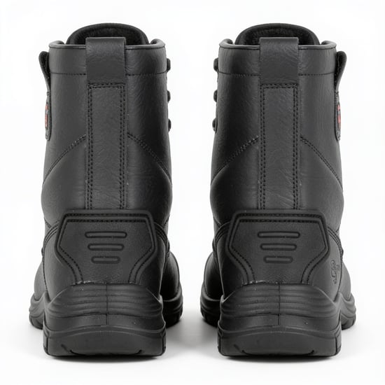 Grafters M922a Mens Fur Lined Rigger Safety Boots Black - Image 2