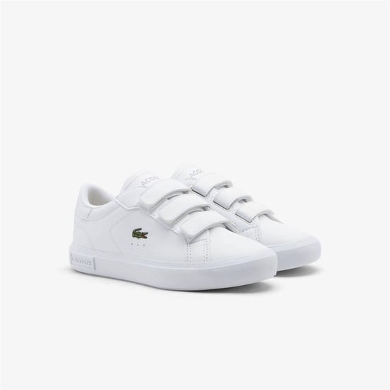 Lacoste Childrens/Kids Powercourt Trainers (White) - Image 2