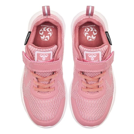 Hummel Childrens/Kids Actus Tex Trainers (Pink/White) - Image 3