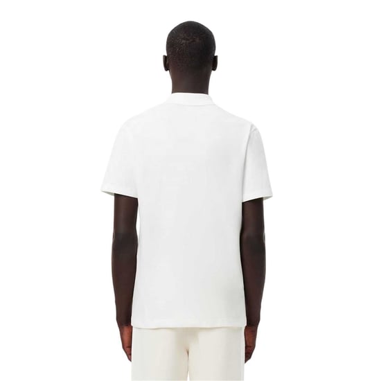 Lacoste Herenpolo met logo op de borst, reguliere pasvorm (Wit) - Image 3