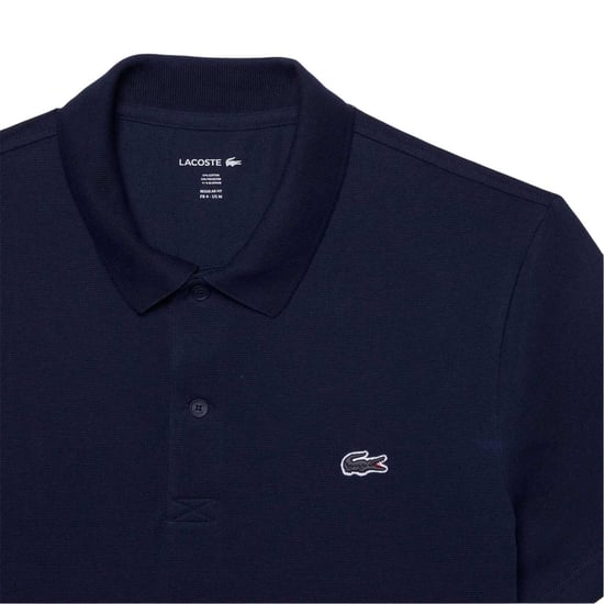 Lacoste Herenpolo met logo op de borst, reguliere pasvorm (Marine) - Image 3
