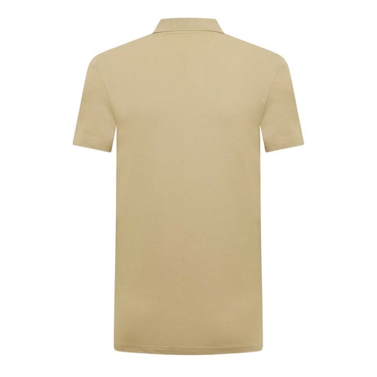 Lacoste Mens Chest Logo Regular Polo Shirt (Beige) - Image 3