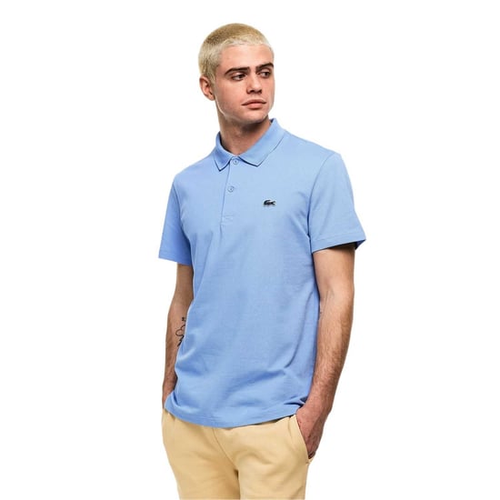 Lacoste Mens Chest Logo Regular Polo Shirt (Blue) - Image 4