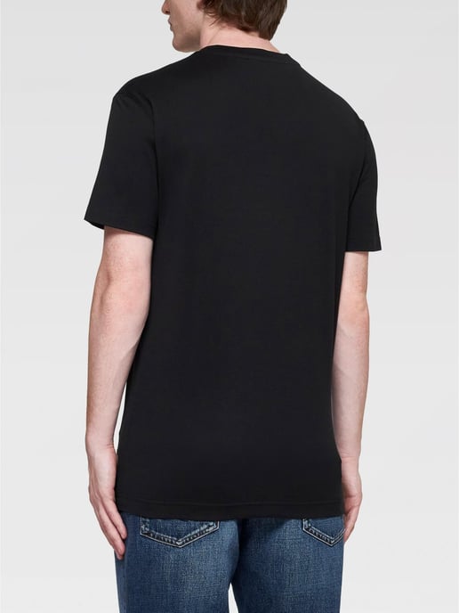 Dolche&Gabanna White Patch Logo T-Shirt - Image 3