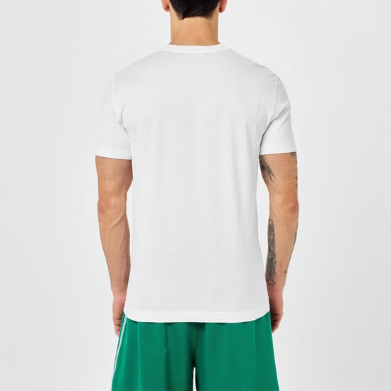 Men's Dolce And Gabbana Logo Print Cotton T-Shirt in White - Image 3
