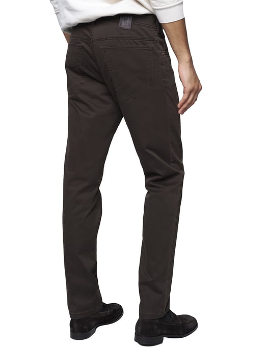 Broek Meyer 5-pocket model bruin normale fit - Image 2