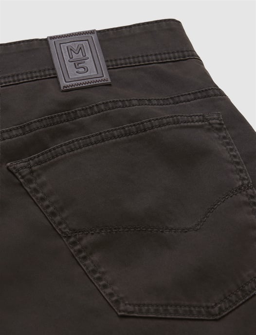 Broek Meyer 5-pocket model bruin normale fit - Image 3