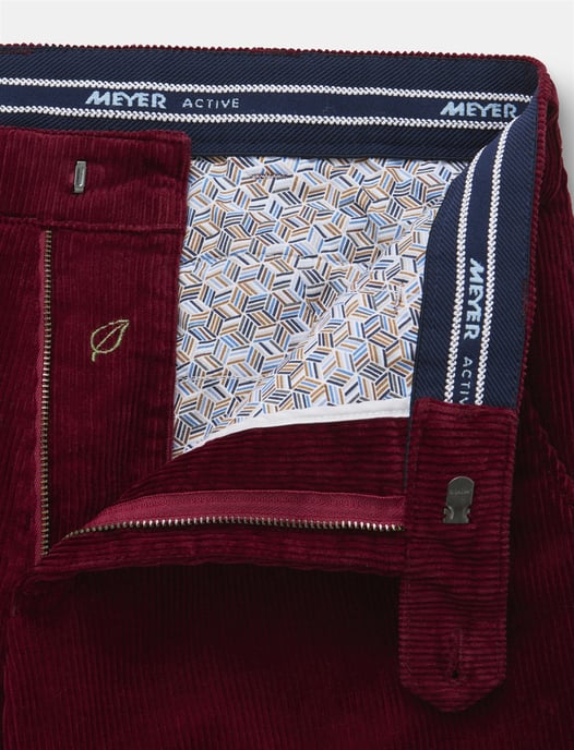 Meyer Bonn chino rood corduroy - Image 4