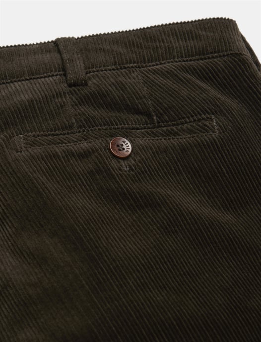 Meyer Bonn broeken bruin flatfront model corduroy - Image 3