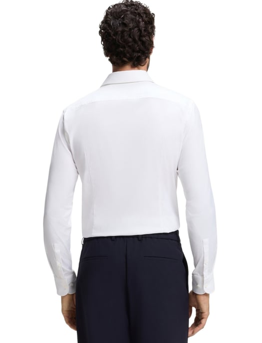 BOSS Black overhemd wit slim fit stretch - Image 2