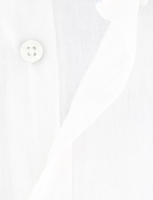 Fynch Hatton overhemd wit linnen button-down - Image 4