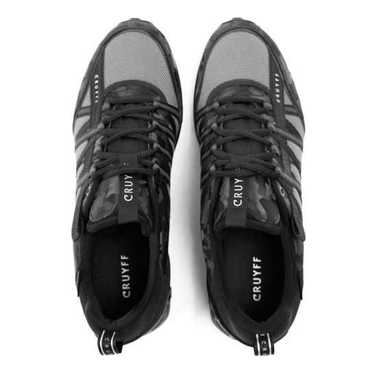 Men's Cruyff Fearia Hex-Tech Trainers in Black Camo - Image 3