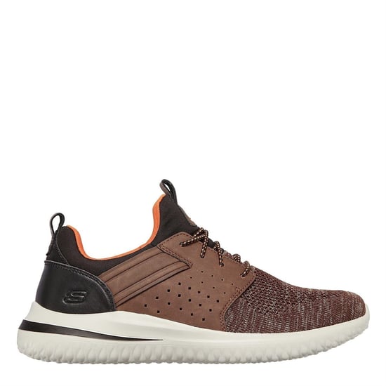 Men's Skechers Low Top Sneakers 3.0 in Chocolate - Image 3